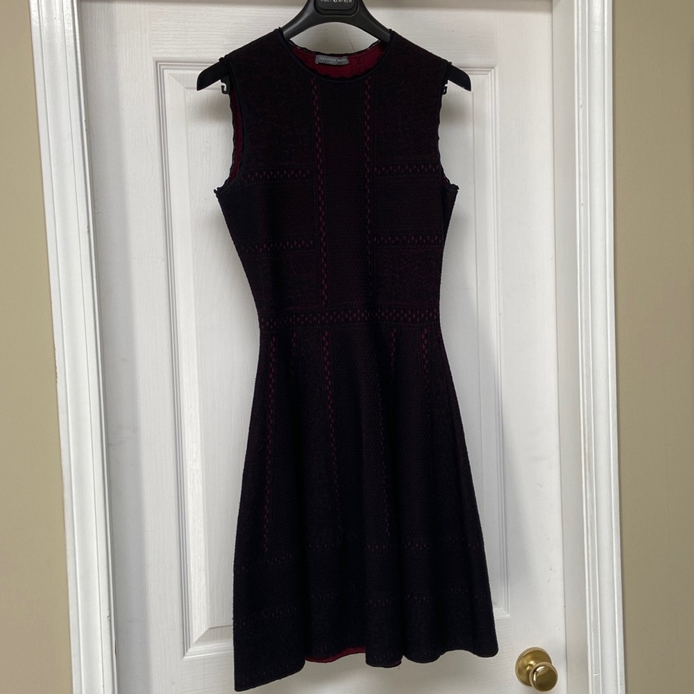 Alexander McQueen stretch wool dress